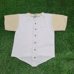 Vintage 90s Badger Sport Trident Button Shirt M 20x26 USA